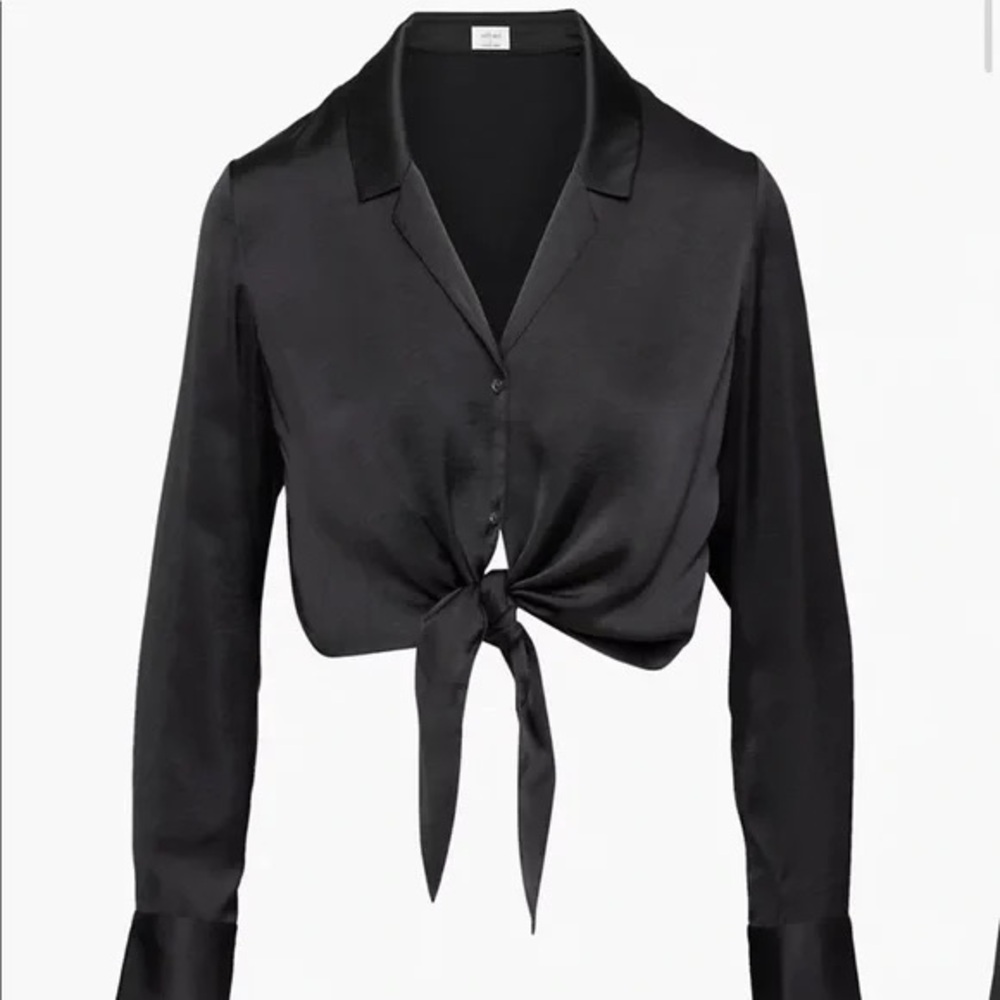 Aritzia silk top for sale